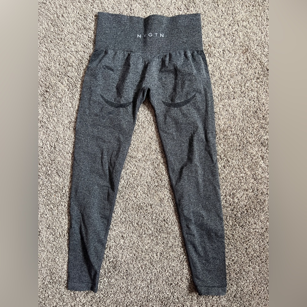 NVGTN Black Speckled Contour Seamless Leggings